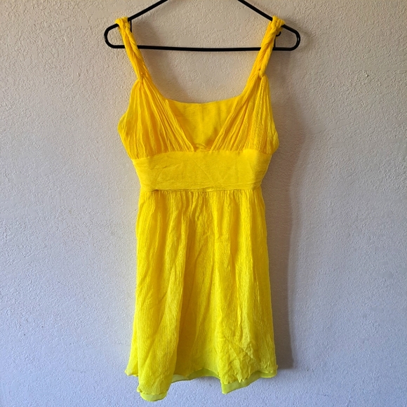 Banana Republic Dresses & Skirts - Banana Republic Yellow Silk Dress